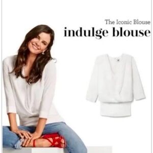 CAbi Indulge Blouse - Classic White